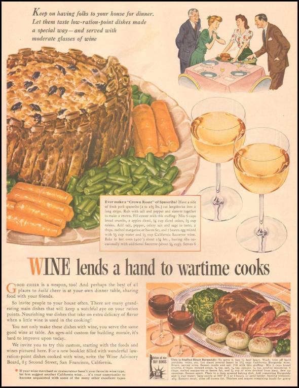 wine wartime rationing